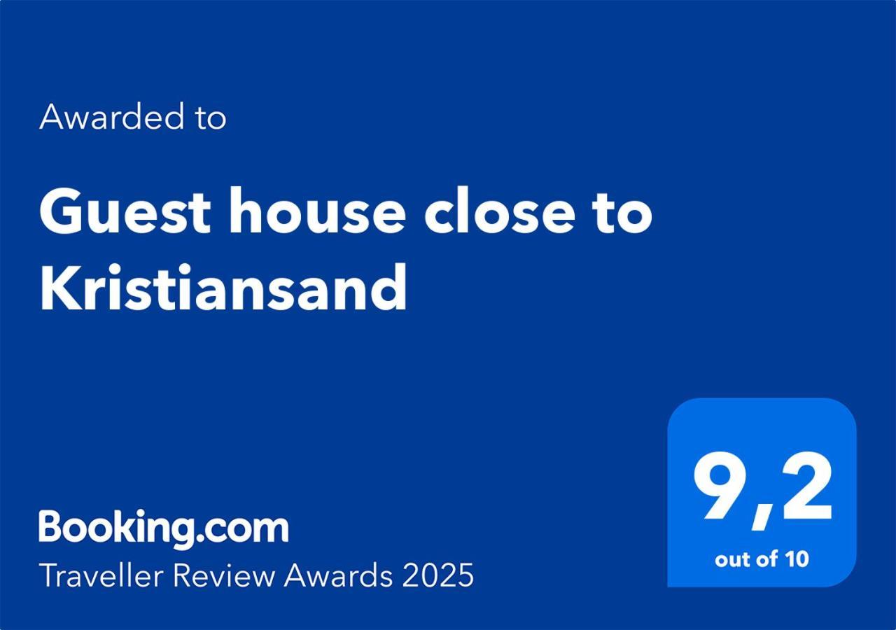 Guest House Close To Kristiansand Bagian luar foto